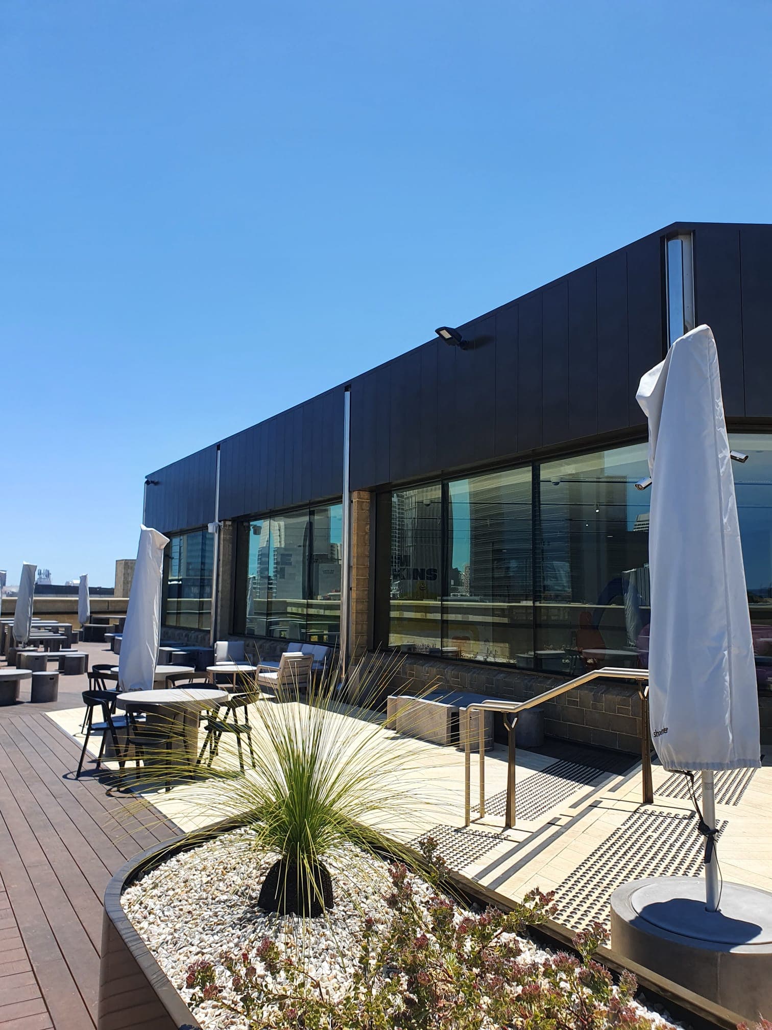 Art Gallery of Western Australia facade installation — view 5, Perth Cultural Centre, WA — GreenLine Facades