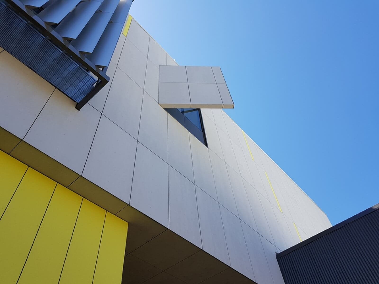 ECU Joondalup facade installation — view 7, Joondalup, WA — GreenLine Facades