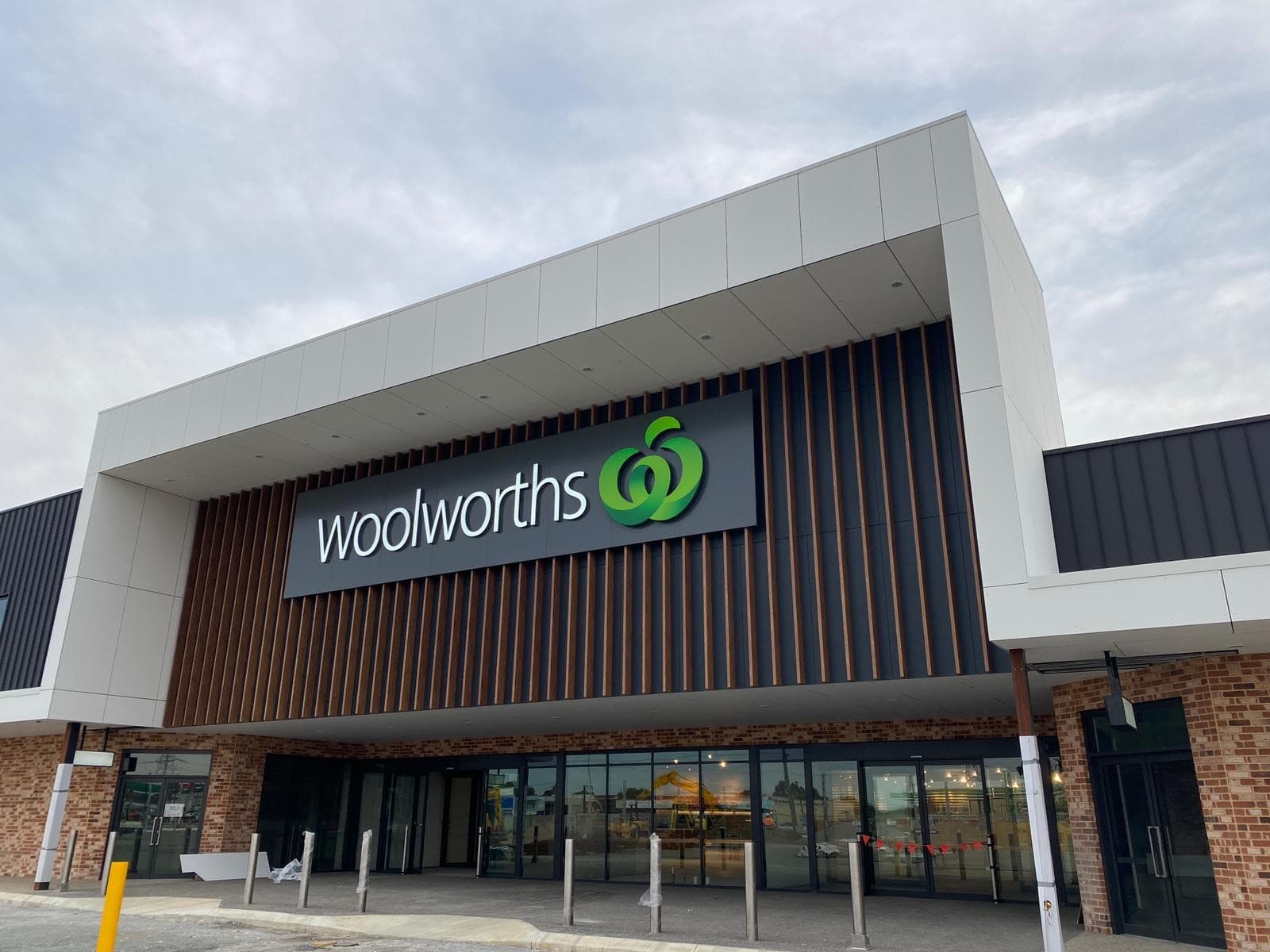 Midvale Central facade installation — view 3, Midvale, WA — GreenLine Facades