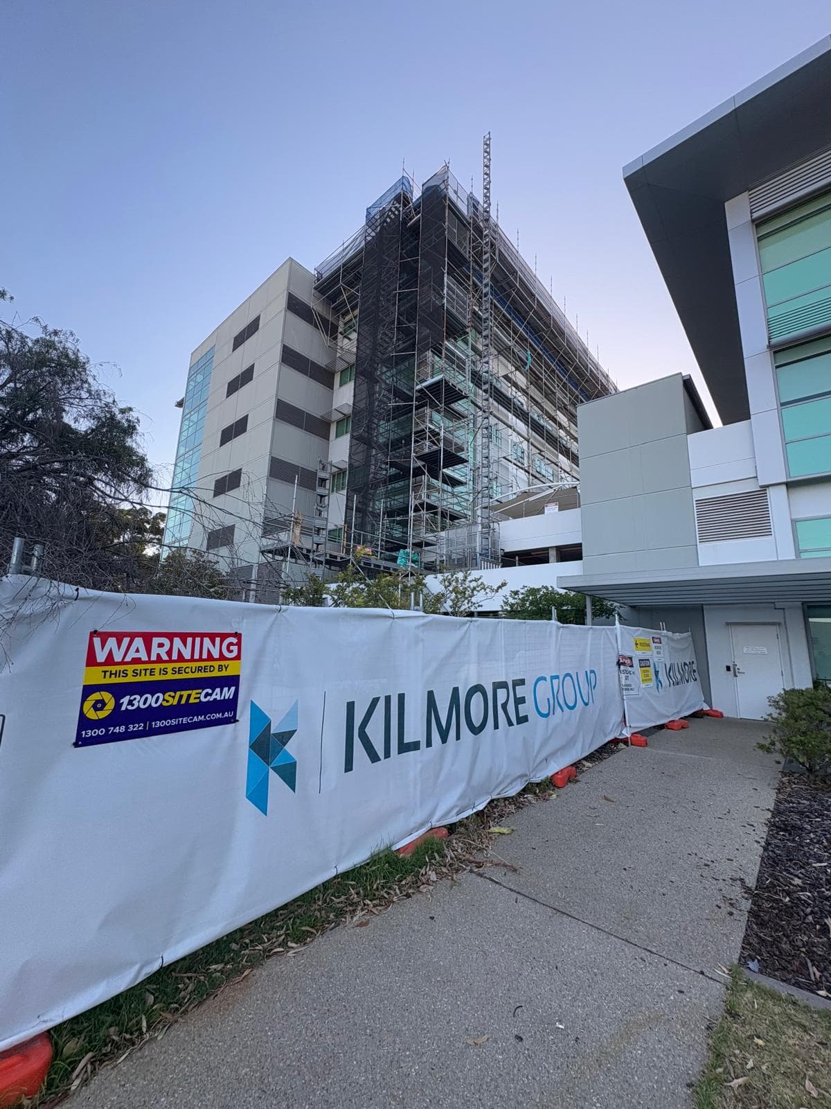 Optima Centre — Djookanup facade installation — view 8, Forrestfield, WA — GreenLine Facades