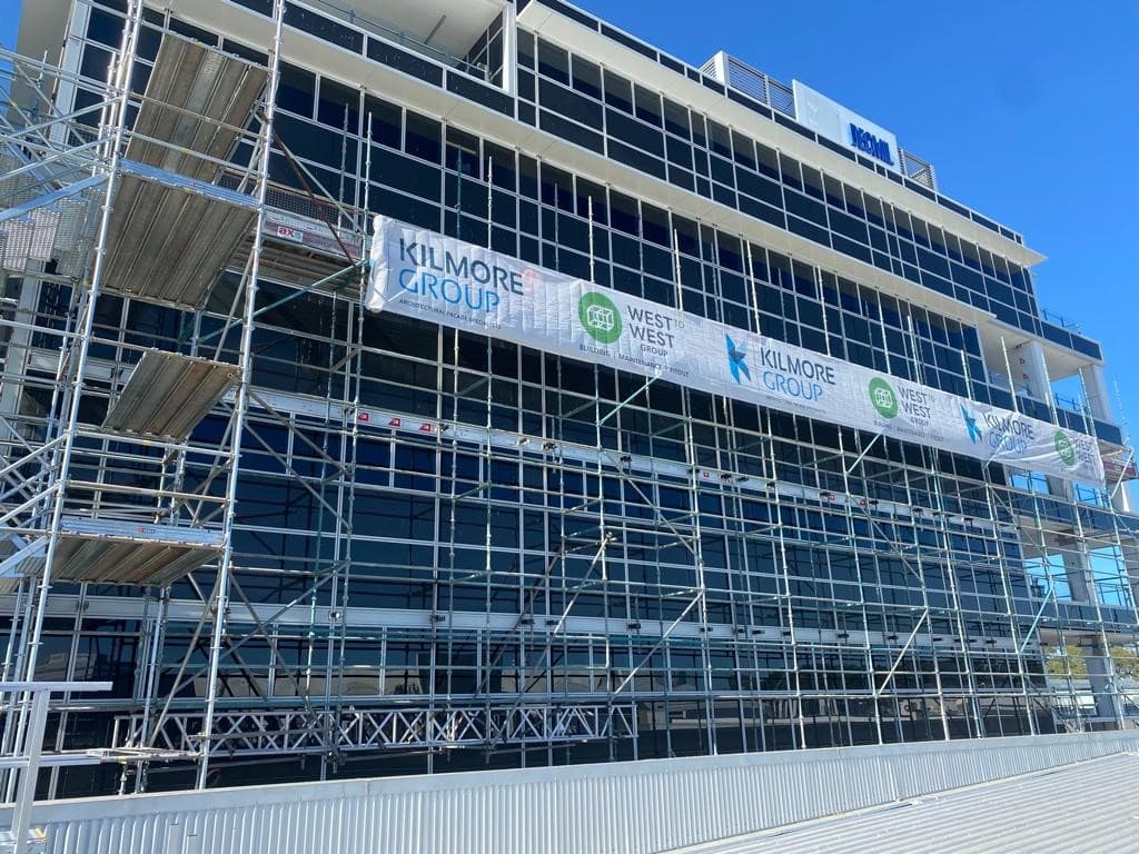 Primewest Projects facade installation — view 4, Perth Metro, WA — GreenLine Facades