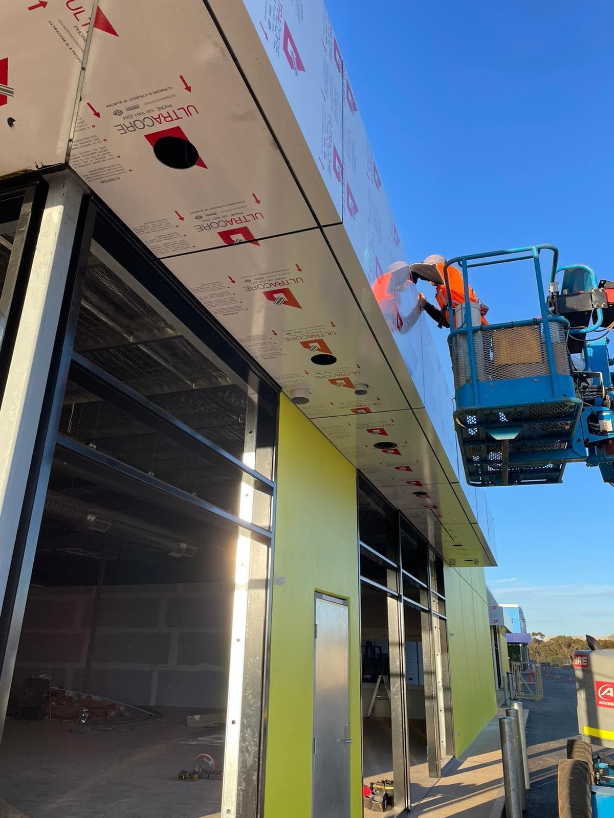 Primewest Projects facade installation — view 7, Perth Metro, WA — GreenLine Facades