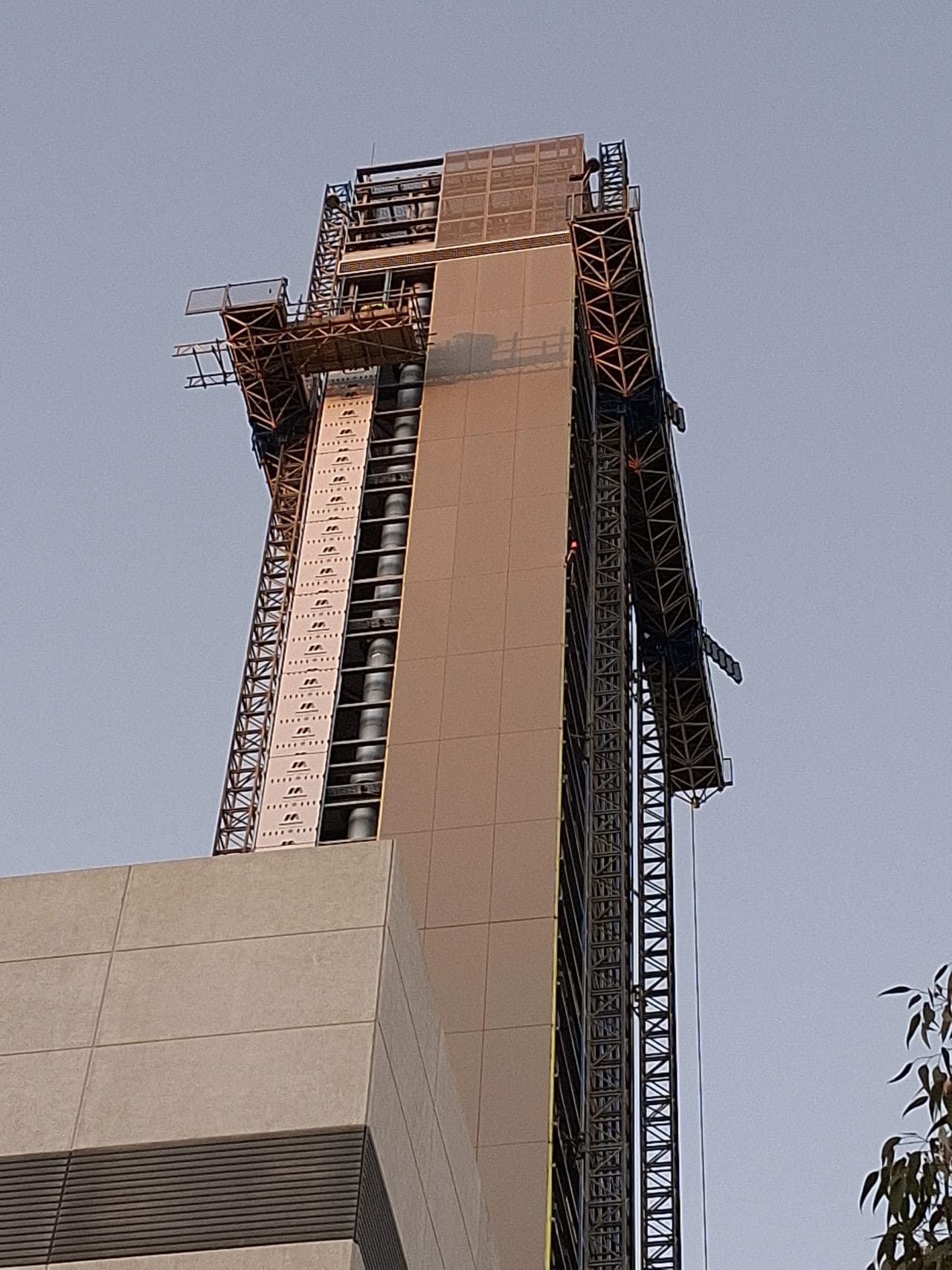 QEII Medical Centre facade installation — view 2, Nedlands, WA — GreenLine Facades