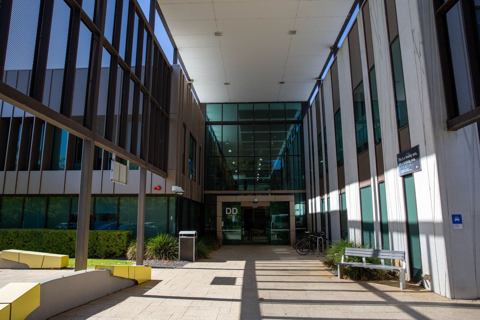 QEII Medical Centre facade installation — view 9, Nedlands, WA — GreenLine Facades