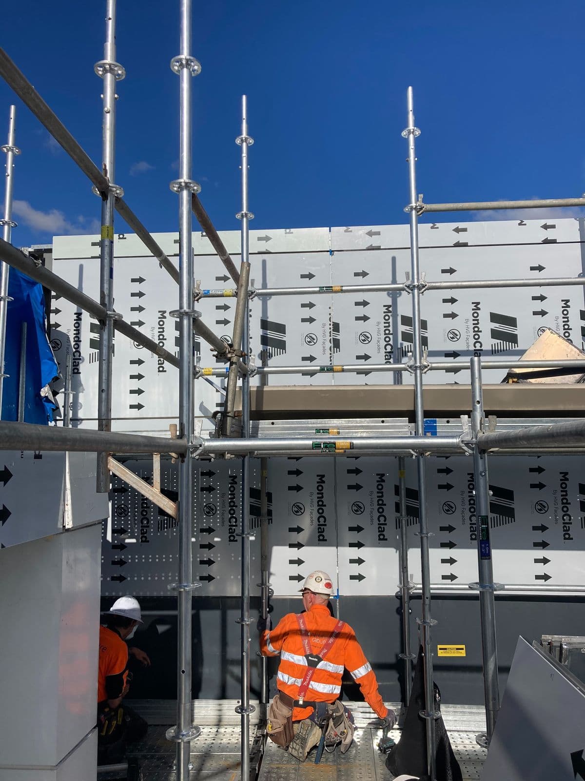 Rockingham Hospital — architectural facade installation by GreenLine Facades, Rockingham, WA