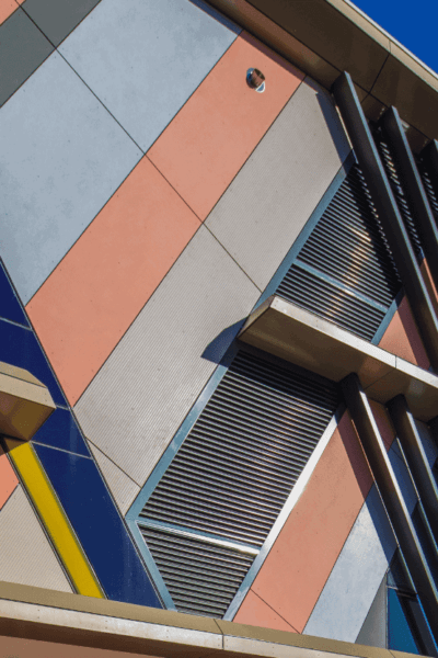 Scotch College facade installation — view 5, Claremont, WA — GreenLine Facades